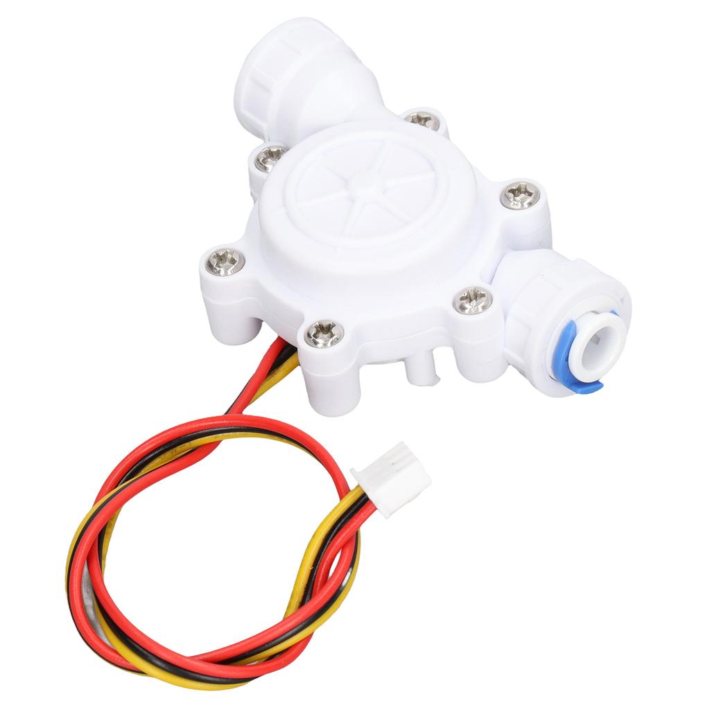 Water Flow Sensor Water Dispenser Flowmeter Barb Interface Hall Sensor 3P Cable DC3.5‑24V