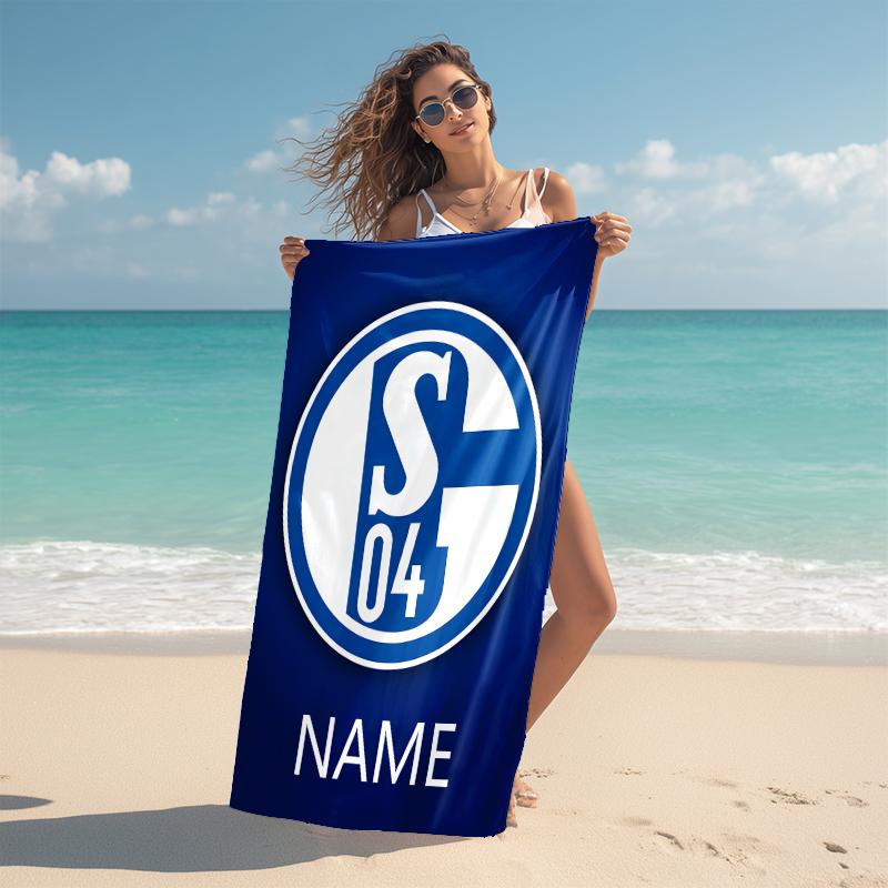 Personalized Juventus Crest Beach Towel Microfiber Beach Towel Thin Absorbent for Beach Swimming Yoga Bath Sports. 0910145