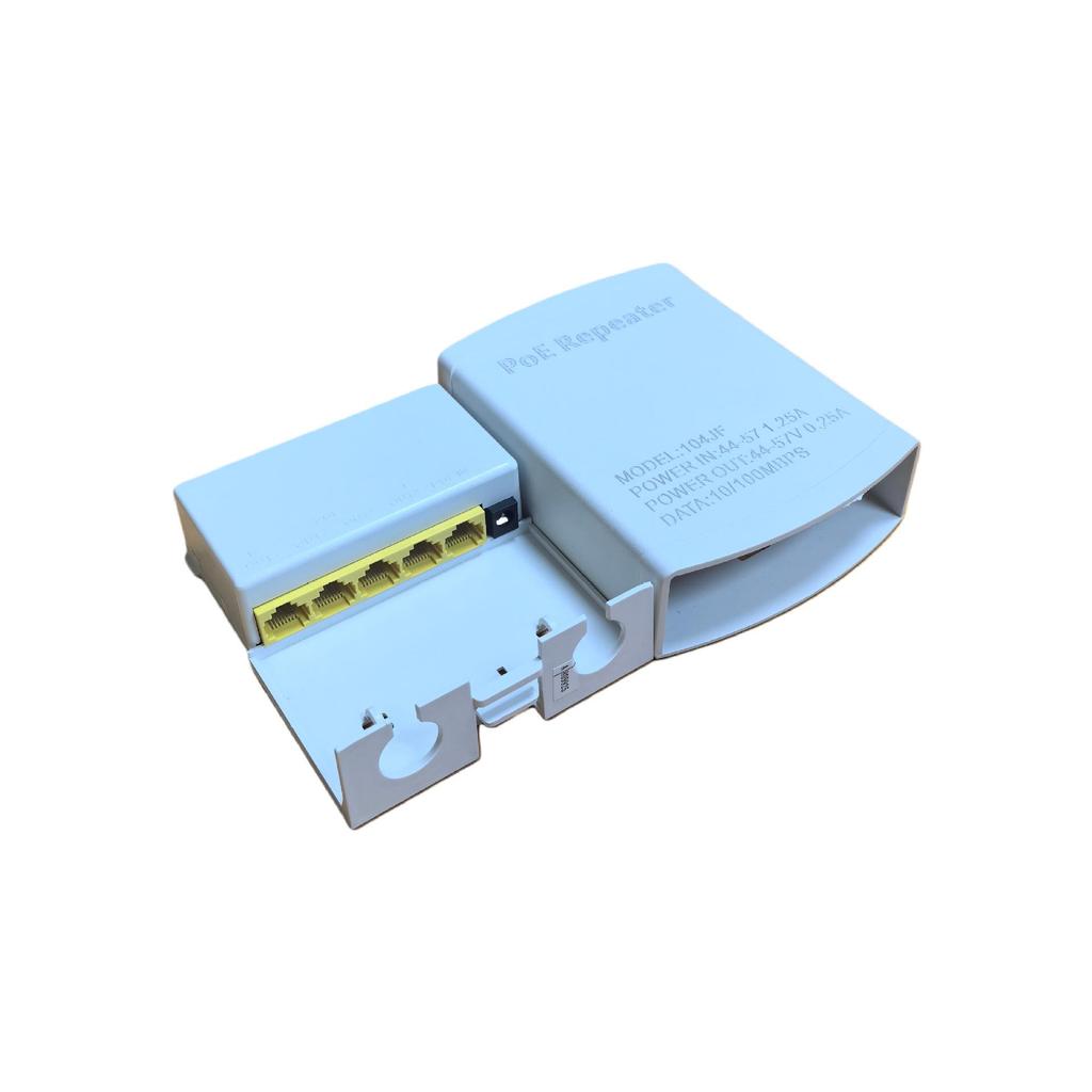 Waterproof 100M POE Repeater and 1-to-4 Splitter Cascade Booster