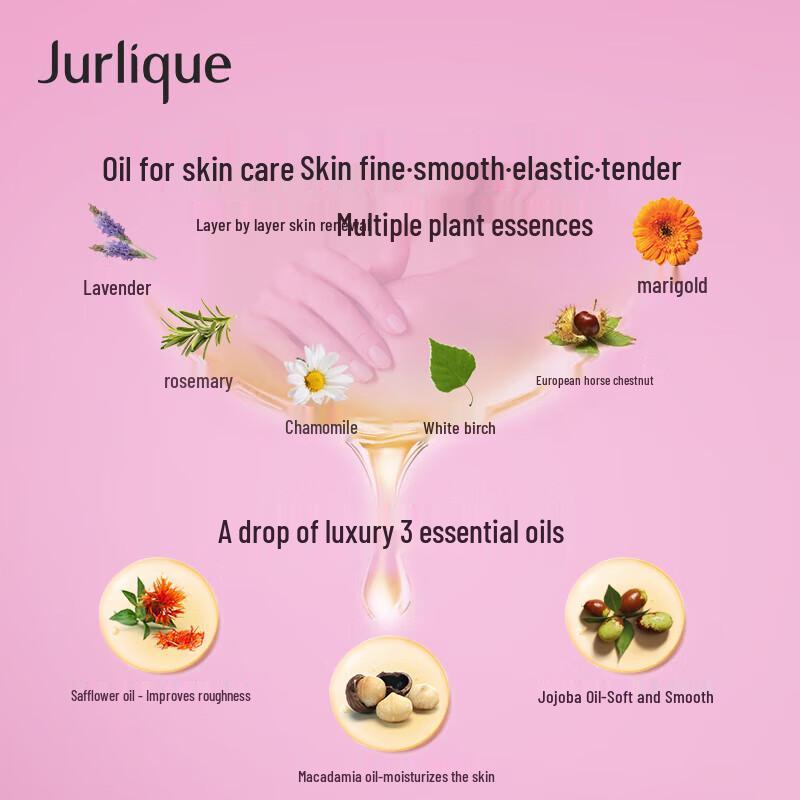 Jurlique Rose Hand Cream & Body Massage Oil Gift Set