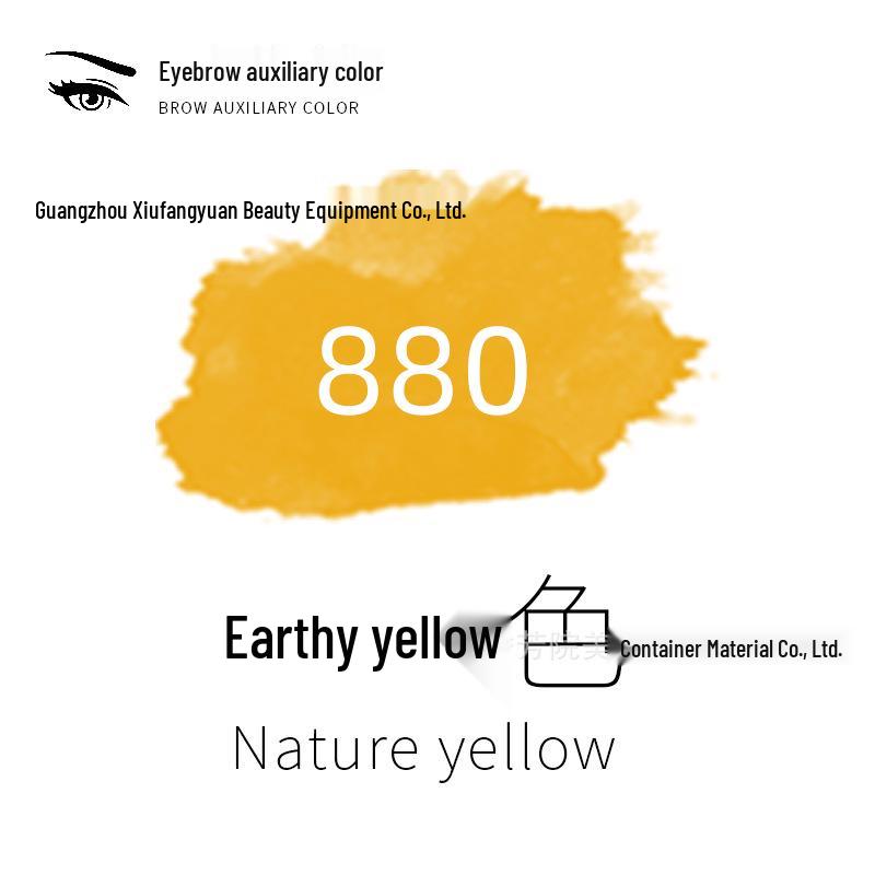 AIMOOSI Полуперманентный пигмент для микроблейдинга: Красный, Синий для бровей, Темные губы, Эмульсия телесного розового цвета