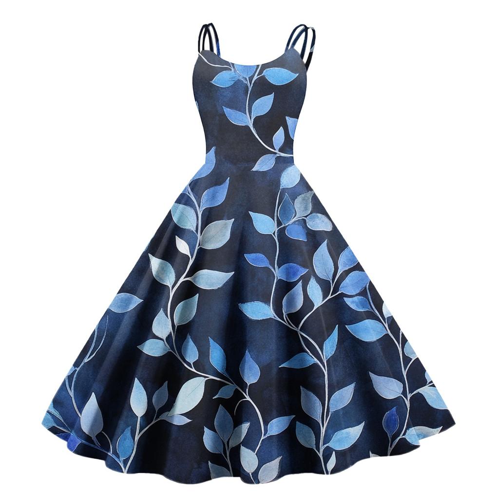 Женское сексуальное платье с открытыми плечами в стиле панк-винтаж с цветочным принтом