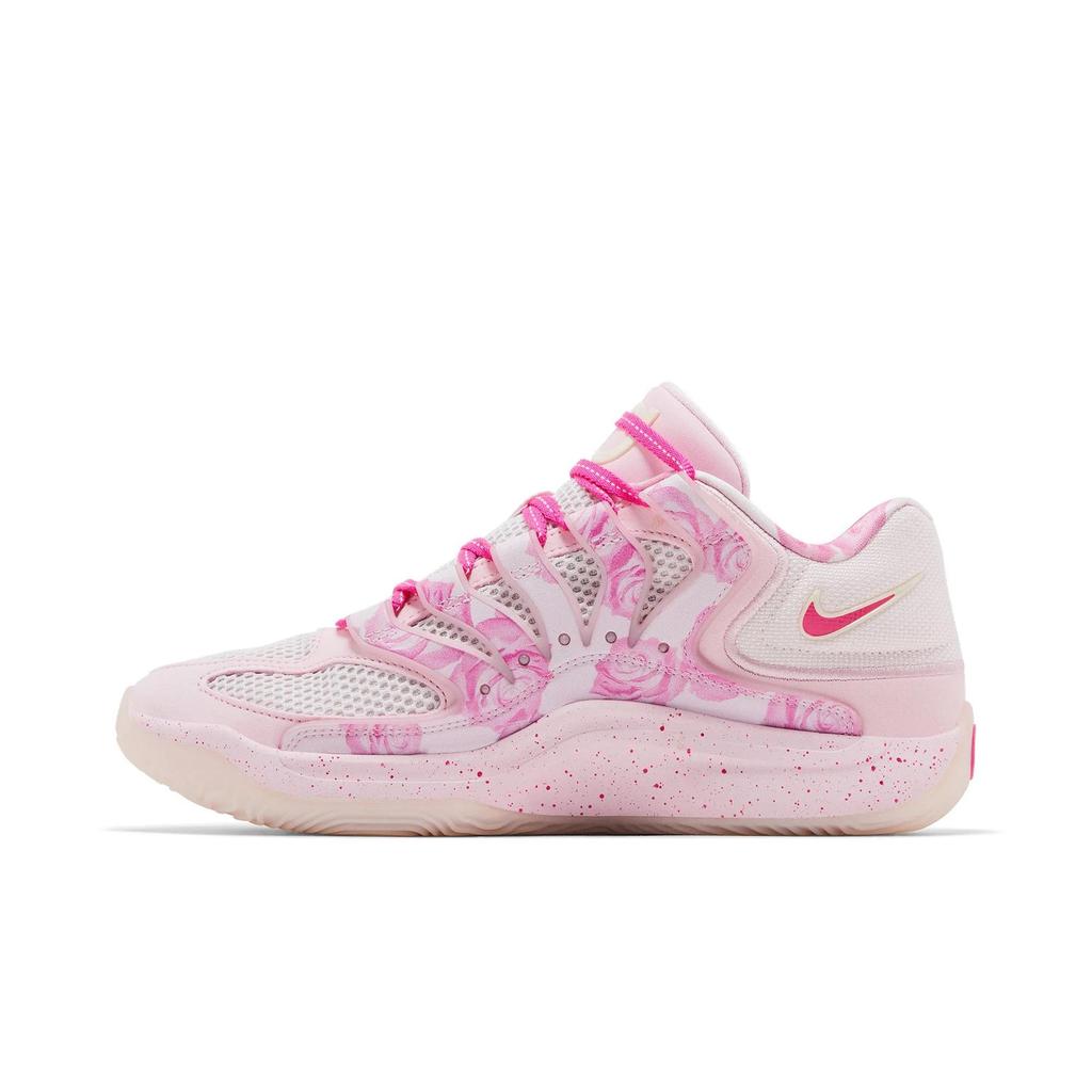 Nike KD 18 'Aunt Pearl' (Unisex) Pearl Pink / Laser Fuchsia / Tulip Pink / Playful Pink / Pink Foam / Glacier Blue Basketball Shoes HV1997 600