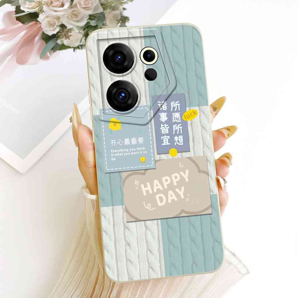 Simple Design Cartoon For Tecno Camon 20 Premier 5G Case Silicone Back Cover For Camon 20Premier 5G CK9n Phone Cases Bumper