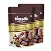 Happilo Premium International Queen Kalmi Dates 200 G (Pack of 2) | Fresh & Soft Khajur Dry Fruit with Natural Sweetness | 100% Naturally Dried