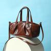 Женская сумка из натуральной кожи, сумка через плечо, сумка через плечо из натуральной кожи, модная и универсальная сумка для боулинга