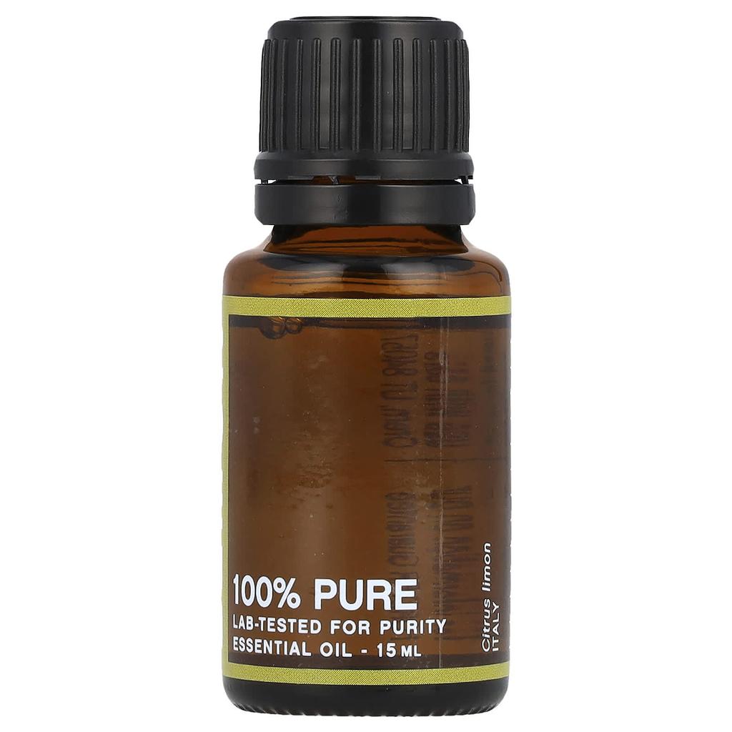 Nature's Fusions 100% Чистое Эфирное Масло, Лимон, 15 мл