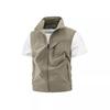 Мужская дышащая летняя рабочая одежда для отдыха на открытом воздухе и жилет для рыбалки с несколькими карманами