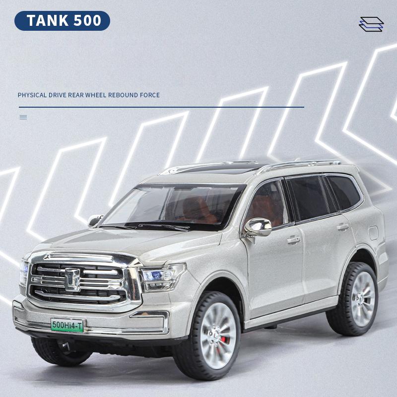 1:24 БАК 500 Hi4-T Новые Энергетические Автомобили Литой из Сплава Модель Внедорожника Игрушка со Звуком и Светом Настольное Украшение Подарок для Мальчика Игрушка
