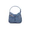 Diesel Letter Pattern Denim Shoulder Tote Bag Women bags Blue X08783P2088H8457