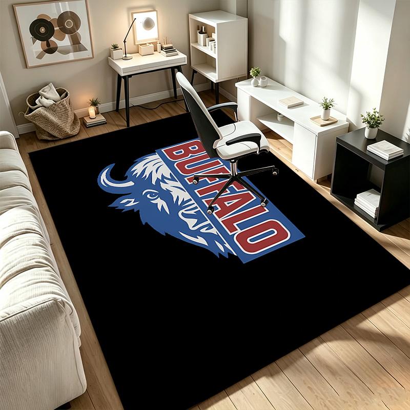 buffalo bills A rug suitable for office chair areas living rooms and computer desks perfect for home offices and an ideal holiday gift