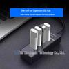Универсальный USB 3.0 концентратор «один на четыре» для расширения настольного компьютера и ноутбука