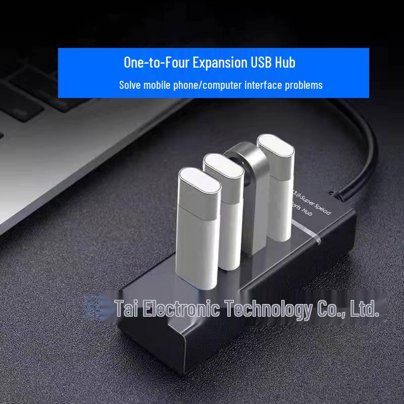 Универсальный USB 3.0 концентратор «один на четыре» для расширения настольного компьютера и ноутбука