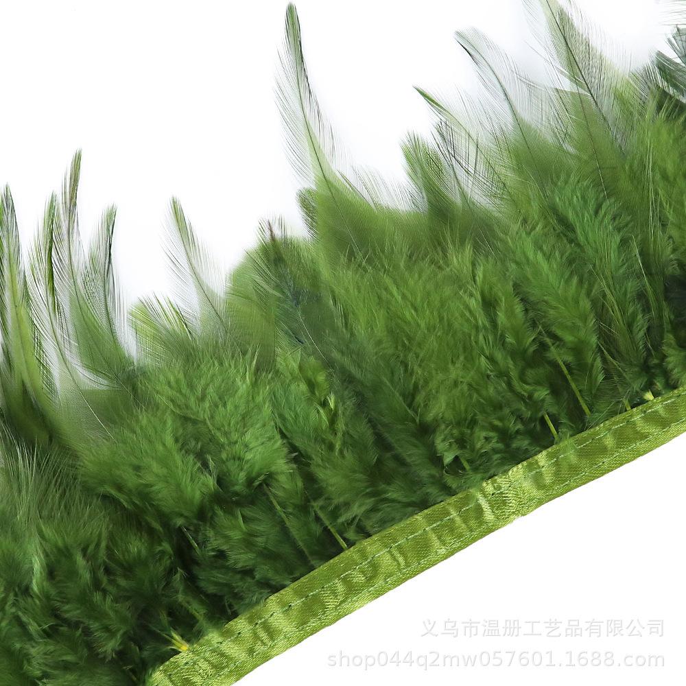 4-6 Острый край ткани для волос Аксессуары для одежды Материал для DIY Многоцветный на выбор Кружево из куриных перьев Отделка края платья-юбки