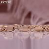 PATAYA О-образный модный браслет в стиле хип-хоп, ожерелье, розовое золото, цепочка различной длины