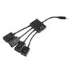Micro USB HUB OTG Power Charging Host Cable Cord Card Reader Converter Adaptor