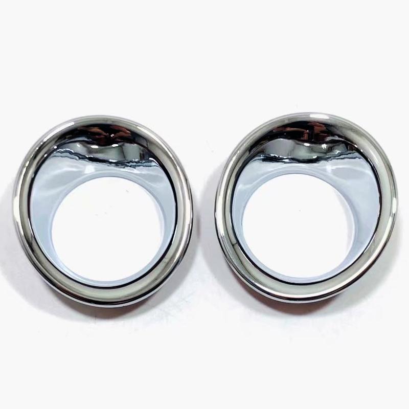 Хромированная передняя решетка воздуховыпускного отверстия, украшение для Toyota Harrier Venza XU80, передняя противотуманная фара, накладка