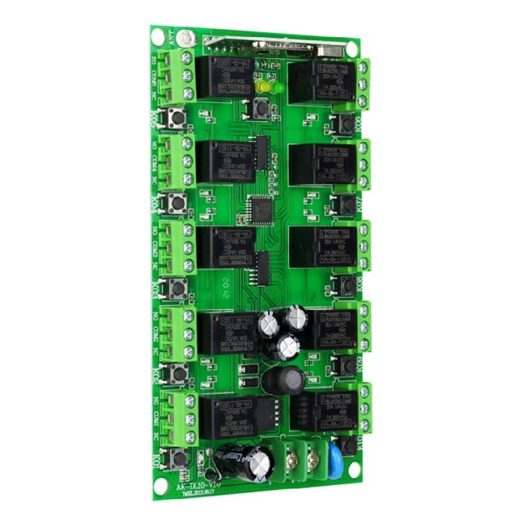 Многоцелевые дистанционные переключатели DC12V, 10 каналов, обучающий код, простые настройки, портативные, для освещения и контроля доступа