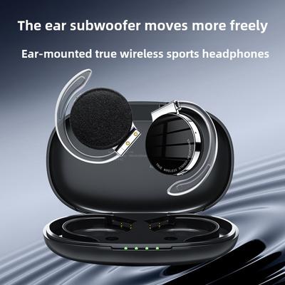 TWS беспроводная спортивная висячая Bluetooth-гарнитура с шумоподавлением 5.2 с низкой задержкой в обоих ушах