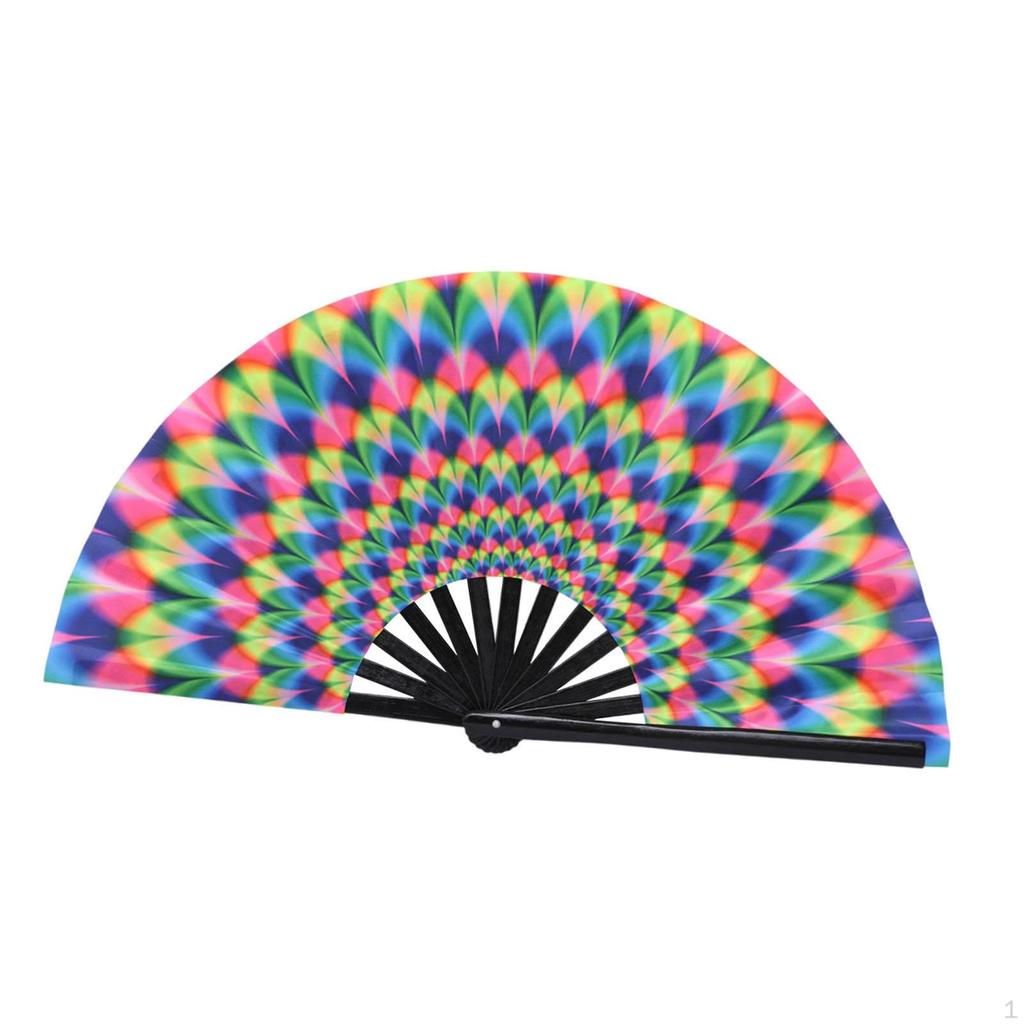 Bamboo Frame Folding Fan for Dance Events And Festivals