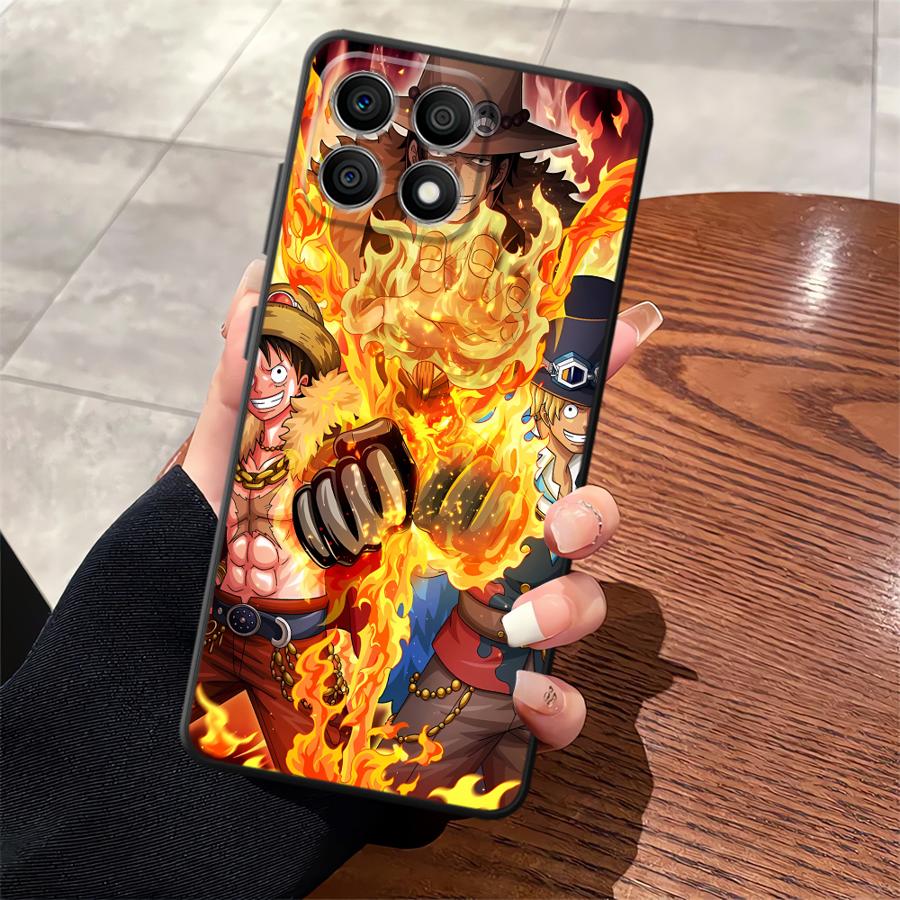 Чехол для Honor X9a 70 90 Lite X8 X7a 8X X9c X9 Funda Чехол для телефона Крутой Луффи Эйс