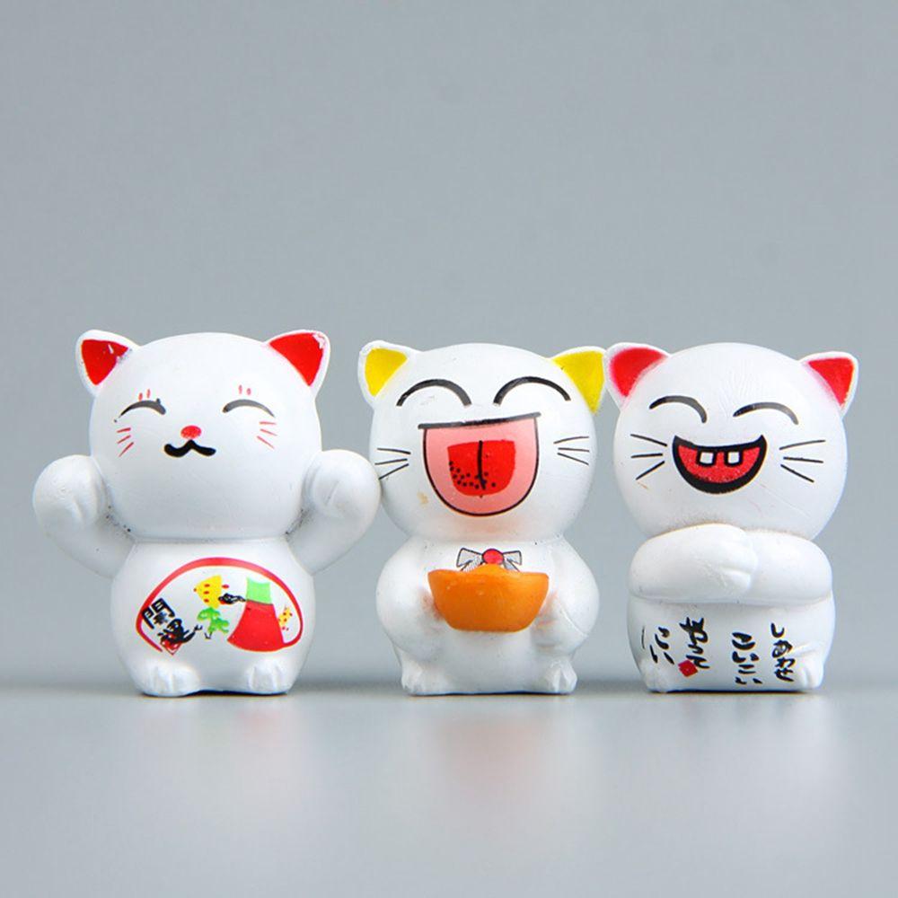 Kitten Home Decor Gift Micro Landscape Fairy Garden Decor Dollhouse Ornament Figurine Miniatures