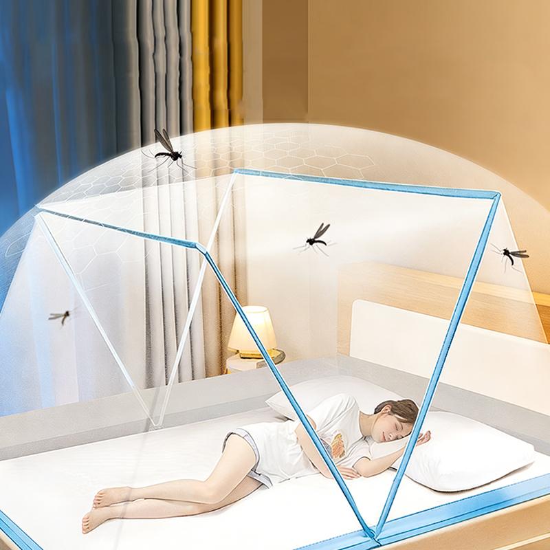 Складная москитная сетка Хорошая вентиляция 1-3 человека Предотвращает падение детей с кровати