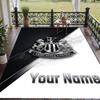 Custom Text Printed Rug Newcastle United FC Non Slip Floor Carpet For Home Room Decor