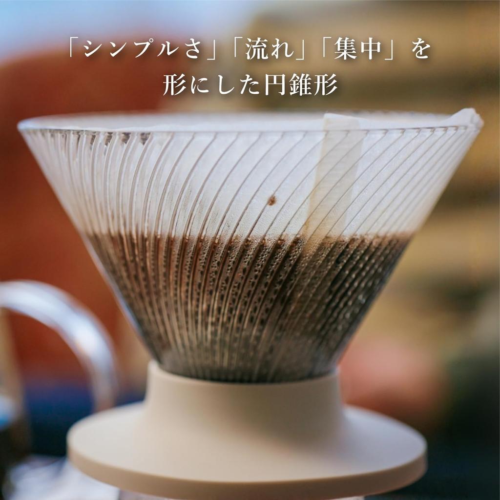 HARIO V60 Dripper NEO Tritan Resin Spiral Rib Clear Made in Japan (1-2 cups) VDN-01-T