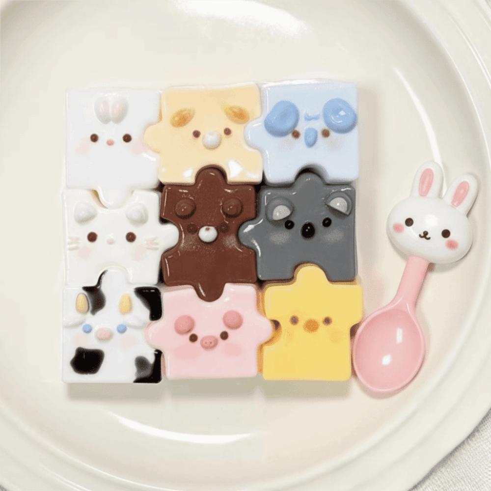 Creamy Soft Puzzle Squeeze Toys Cartoon Animals Pinch Le Toy Decompression Sensory Toy Kids Adults
