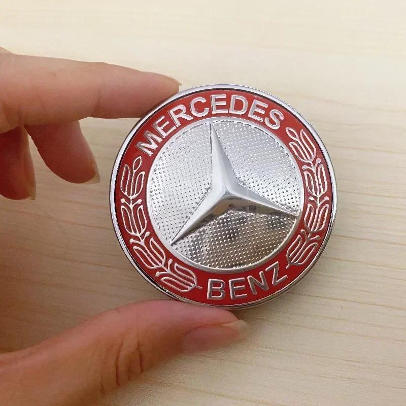 Автомобильный металлический значок-логотип на капот 57 мм Для Mercedes Benz AMG W177 W253 X253 X205 GLC/GLE/ML-класса A0008171901 Наклейка Аксессуары