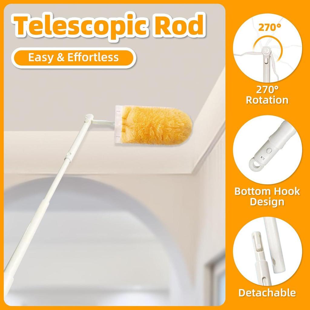 Электростатическая щетка Swiffer360 с двусторонней поверхностью и технологией Anti-Dust Bubbles