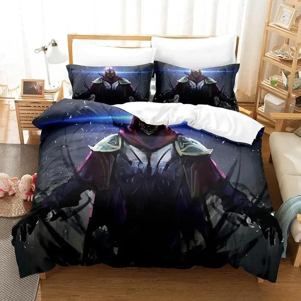 Home textile Game ZED Bedding Set Single Twin Double Queen King Cal King Size Bed Linen Set