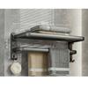 1PCS Towel Rack Perforation-free Wall Mount Toilet Towel Rack Storage Rack