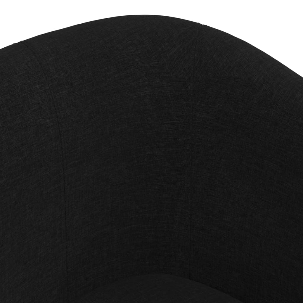 Club Chair Black Fabric
