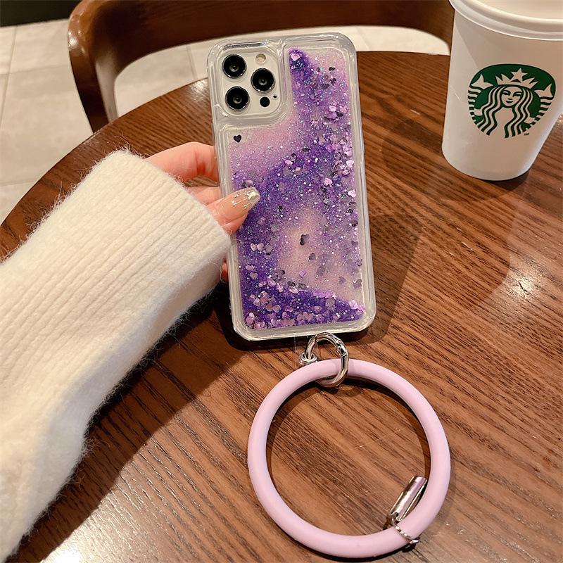 Силиконовый чехол с защитой от падения и кольцом для рук для моделей Huawei Honor 70 Pro, 60 Quicksand, X30i и 8 Youth