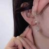 Корейские Высококачественные Серьги-Кисточки с Кошачьим Глазом из Стерлингового Серебра S925: Модный, Элегантный Дизайн