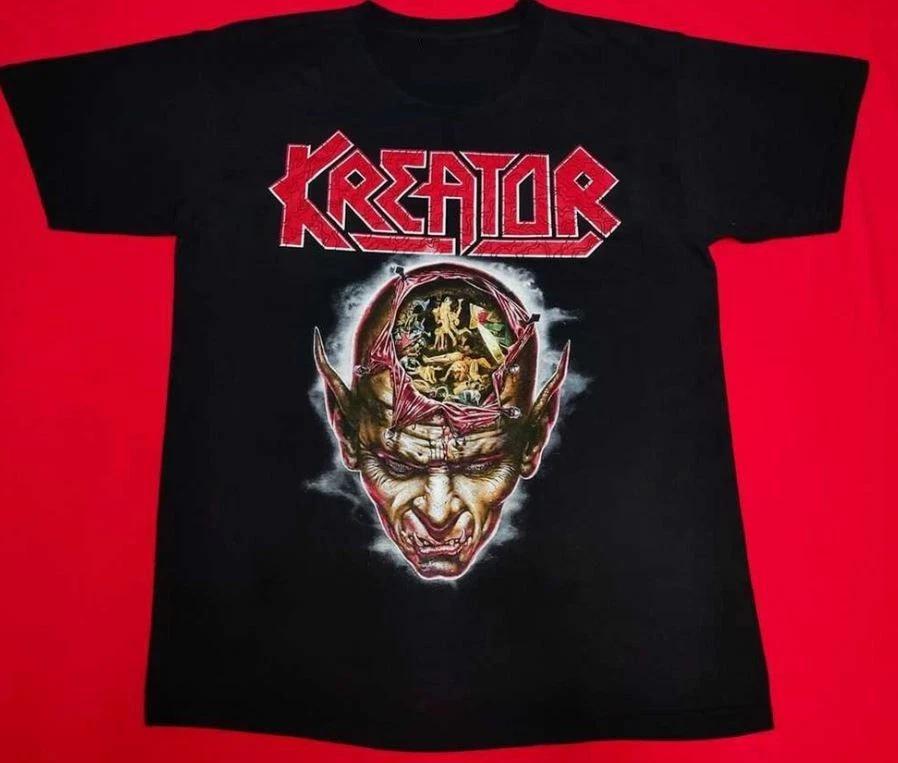 Футболка с коротким рукавом для концерта тура группы Kreator, S-5XL