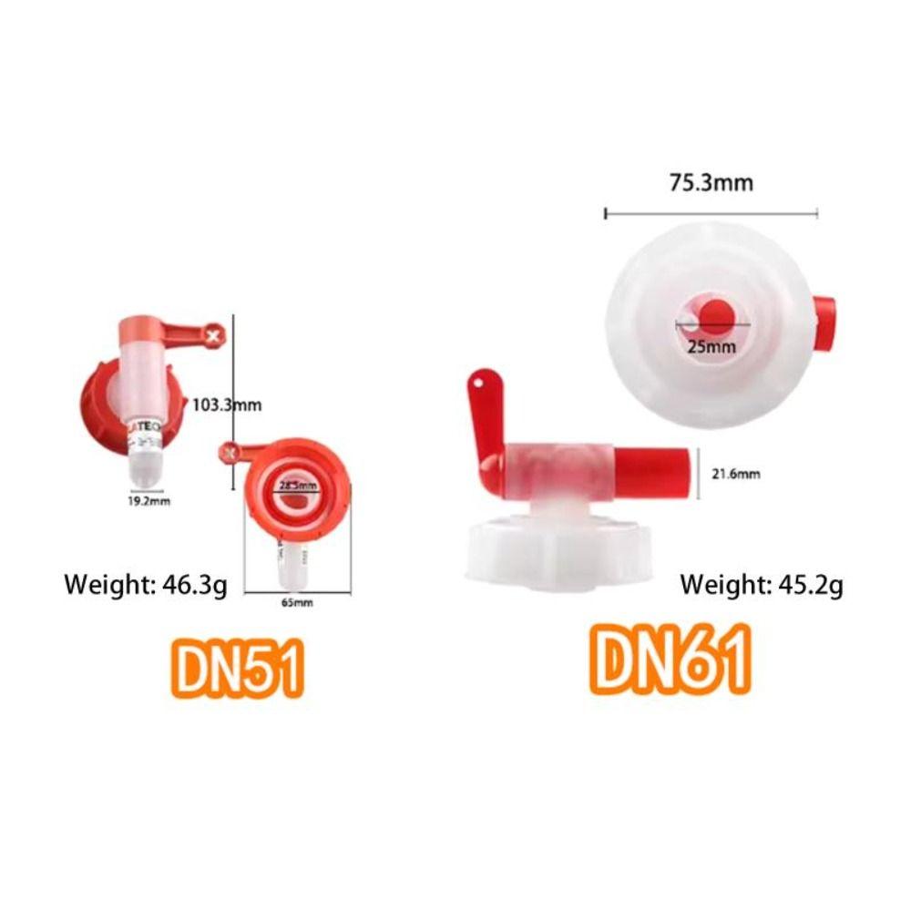 DN61/DN51 Gardening Watering Faucet Versatile Sturdy Nutrient Solution Faucet Leak-Proof Multi-use Canister Outlet Tap