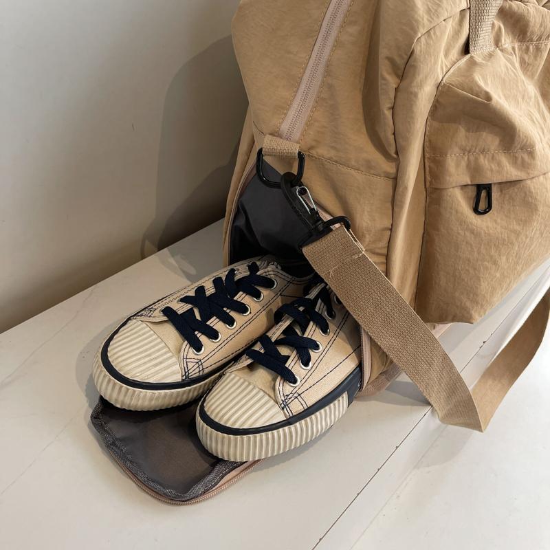 Женская легкая складная дорожная сумка-дафл, большая вместимость, много отделений, дорожная сумка для багажа, нейлоновые спортивные сумки-тоут для спортзала