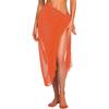Womens Long&Short Sarong Swimsuit Coverups Summer Beach Bikini Wrap Sheer Short Skirt Scarf for Swimwear Cover-ups