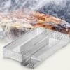 Stainless Steel Pellet Smoke Generator Cooking Tool for BBQ Grill Hot or Cold Smoking Box Grill Meat Fish Cheese Barbecue Tool