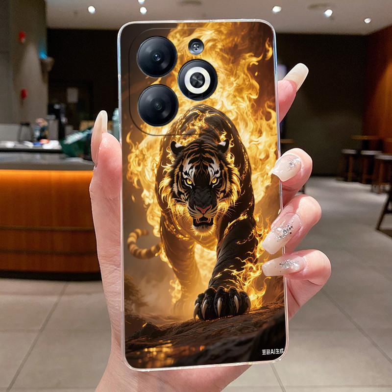 Casing For Techno Spark Go 2024 Luxury Cute Cool Boys Girls Transparent TPU Soft Bumper Cover Tecno Spark Go 2024 BG6 Phone Case