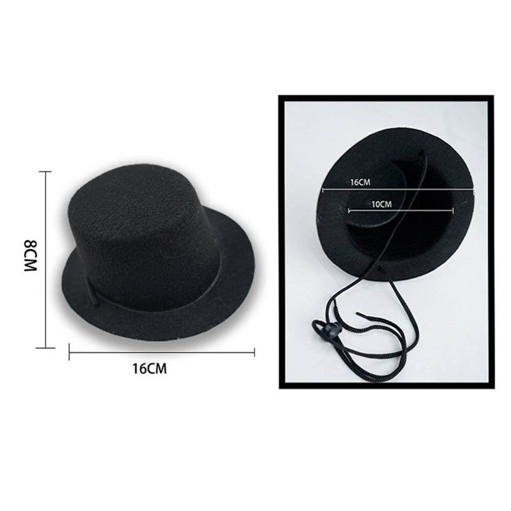 Pet Accessories Dog Costume Top Hat Party Cosplay Dogs Caps Headwear Pet Gentleman Hats Cowboy Hat