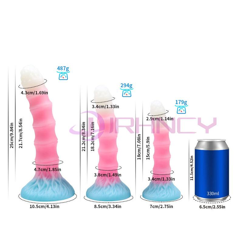 Luminous Anal Sex Toy S/M/L Anal Plug Bamboo Joint Soft Small Butt Plug Sex Toy for Women Men Prostate Massage Silicone Buttplug
