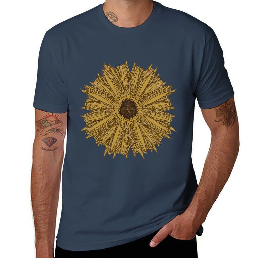 Yellow Abstract Geometric Design Grouping Part 2 Tshirt Fashion Casual Short Sleeve Tshirt