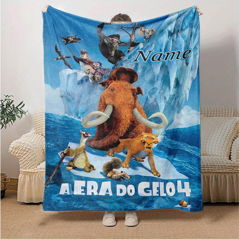 Custom 1pc Ice Age: Collision Course Blanket, Soft And Comfortable Blanket, Casual Warm, Camping Travel Blanket, Birthday Gift Q91077