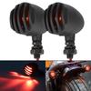 Мотоциклетный ретро забор мигающий свет мигалка 2 шт галогенный указатель поворота для Honda для Suzuki для Cafe Racer