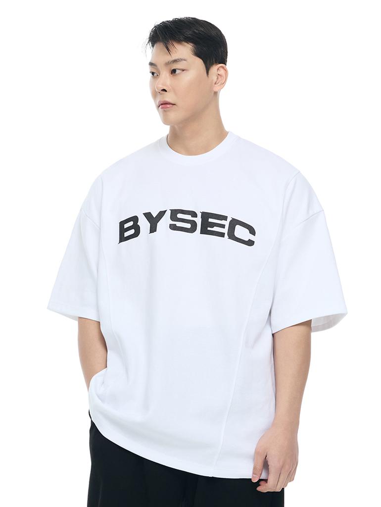 BYSEC Perfect Double-Sided Big Logo Oversized Short Sleeve T-Shirt_2 Colors