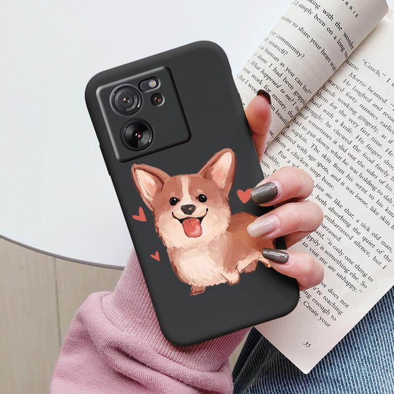 Милый Чехол-Кошка Для Xiaomi 13T Pro Силиконовый Мягкий Задний Чехол Прекрасная Мультяшная Расписная Крышка Оболочка Для Xiaomi 13T Fundas 13tpro Coque